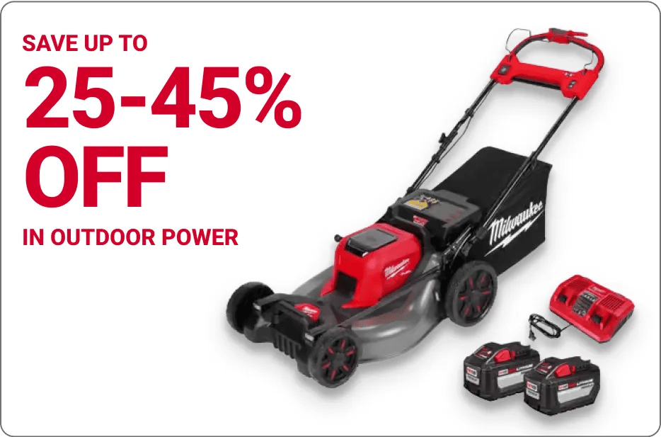 save up to 25-45% in outdoor power