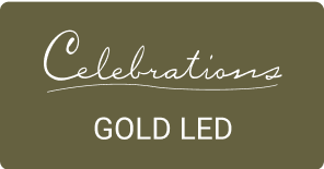 Celebrations Gold LED