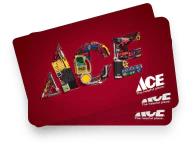 Bulk stack of Ace Hardware gift cards