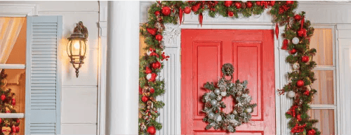 How To Hang Christmas Lights Around A Door