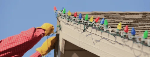 How To Hang Christmas Lights From The Roof