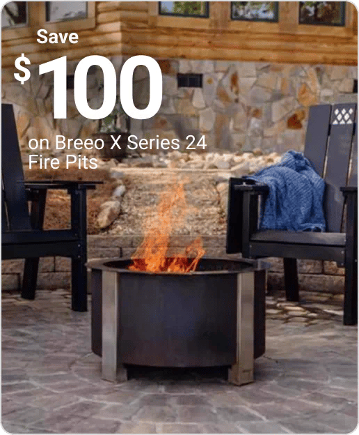Save $100 on Breeo X Series 24 Fire Pits
