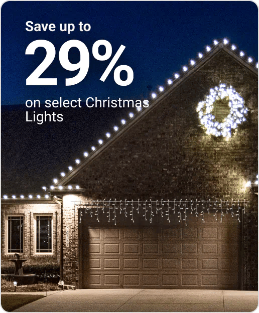Save up to 29% on select Christmas Lights