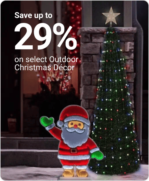 Save up to 29% on select Outdoor Christmas Décor