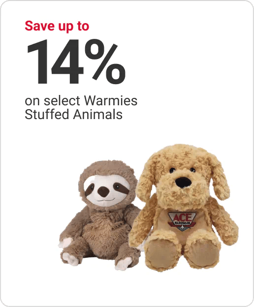 Save up to 14% on select Warmies Stuffed Animals
