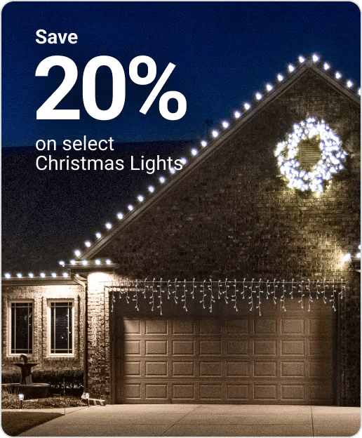 Save up to 20% on select Christmas Lights