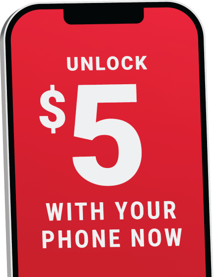 Unlock $5 with your phone now