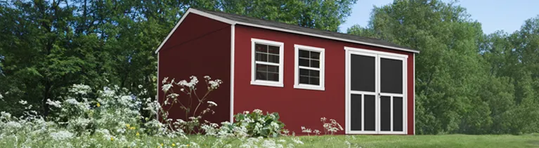 Handy home custom installed wood sheds