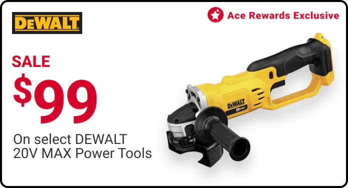 SALE $99 On select Dewalt 20V MAX Power Tools