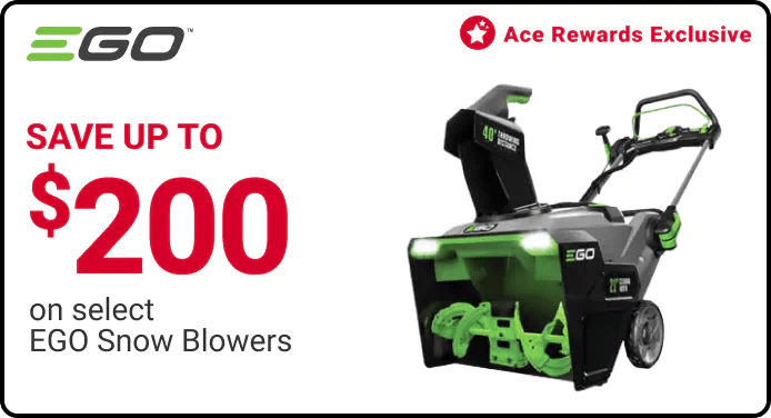 SAVE UP TO $200 on select EGO Snow Blowers