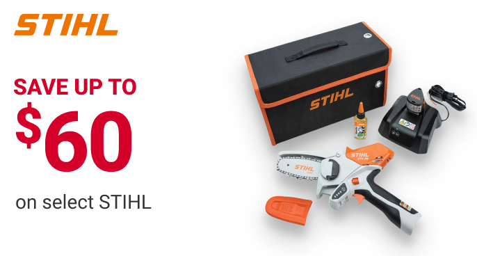 SAVE UP TO $60 on select STIHL