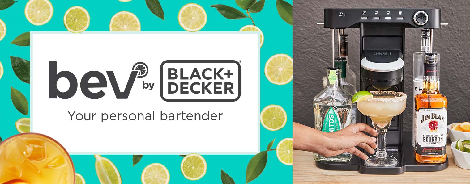  bev by BLACK+DECKER Cocktail Maker Machine and Drink