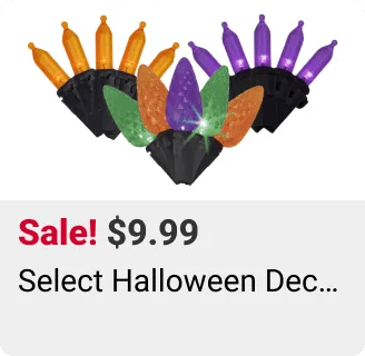 $9.99 select halloween decorative lighting