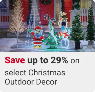 Save up to 29% on select Christmas Outdoor Decor