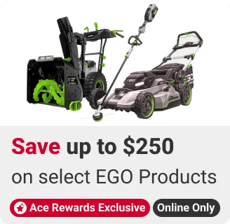 Save up to $250 on select EGO Snow Blowers, Mowers, & Outdoor Tools
