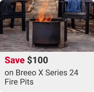 Save $100 on Breeo X Series 24 Fire Pits