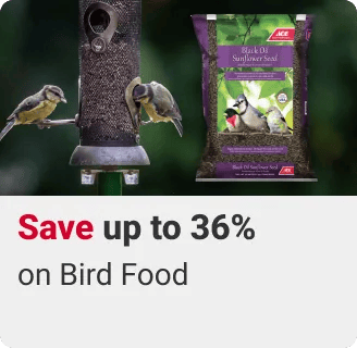 Save up to 36% on bird food