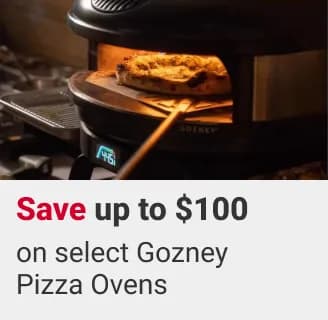 Save $100 on select Gozney pizza ovens