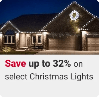 Save up to 32% on select Christmas Lights