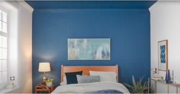 Ceiling & Wall Bedroom Makeover