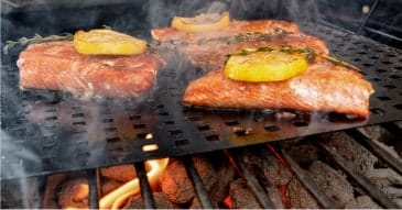Grilled Fish On A Charcoal Grill