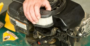 Replace A Filter In A Lawn Mower