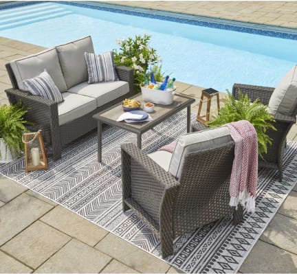 Living Accents Patio Dining and Seating Set