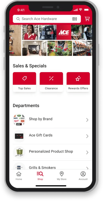 Ace App - Shop