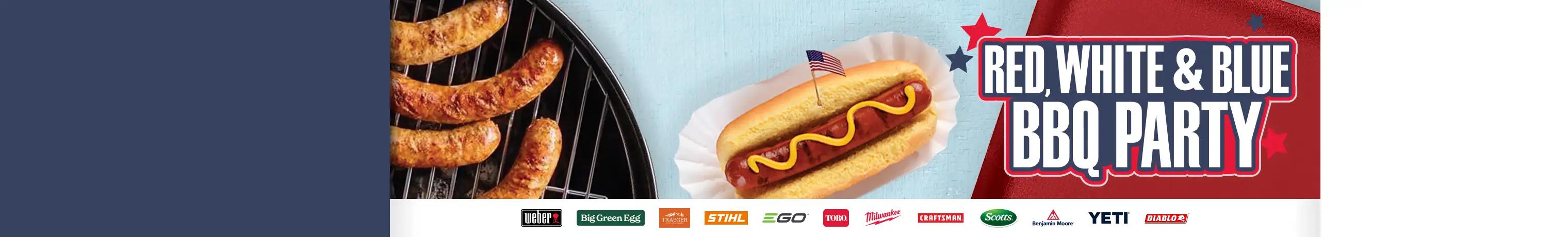 Red, White & Blue BBQ Party