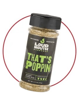Loud Mouth THAT'S POPPIN' Savory Blend BBQ Rub
