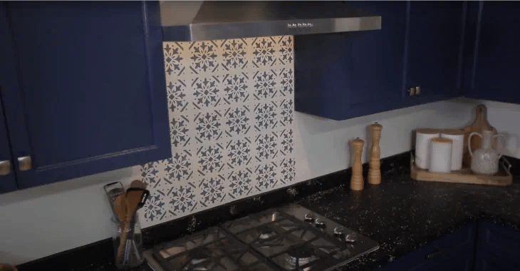 how to create a backsplash with paint