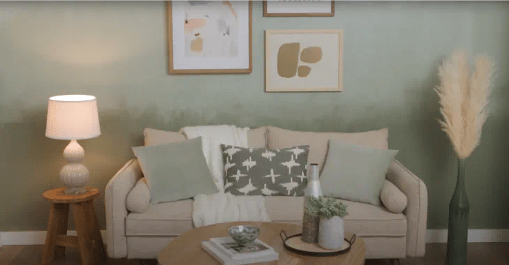 how to paint an ombre wall