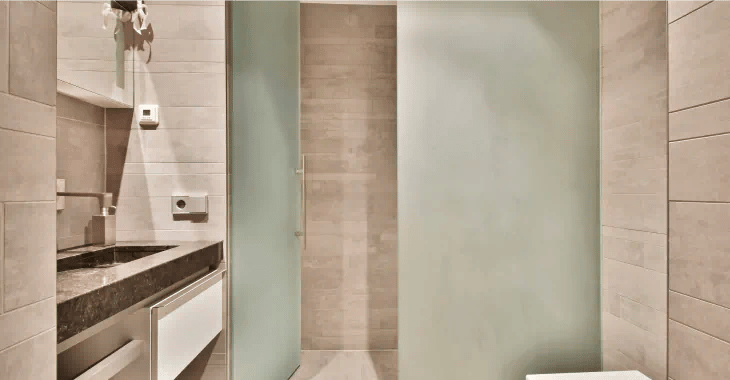 how to paint a shower door