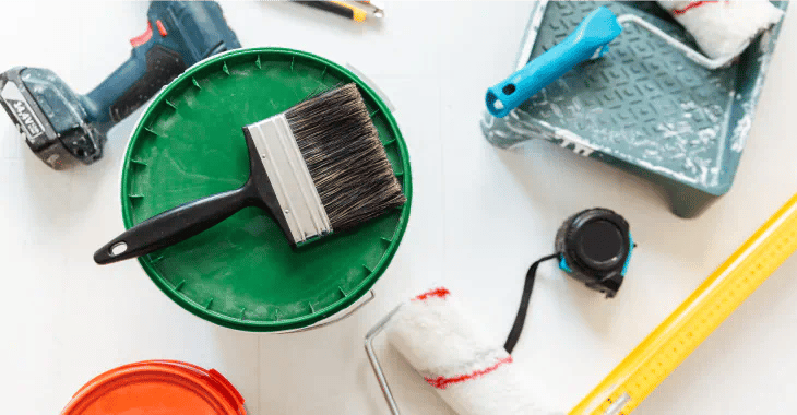 How to clean up after painting