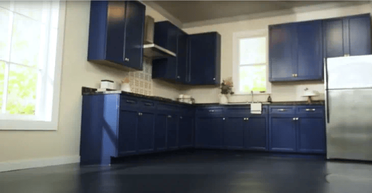 how to paint a kitchen floor