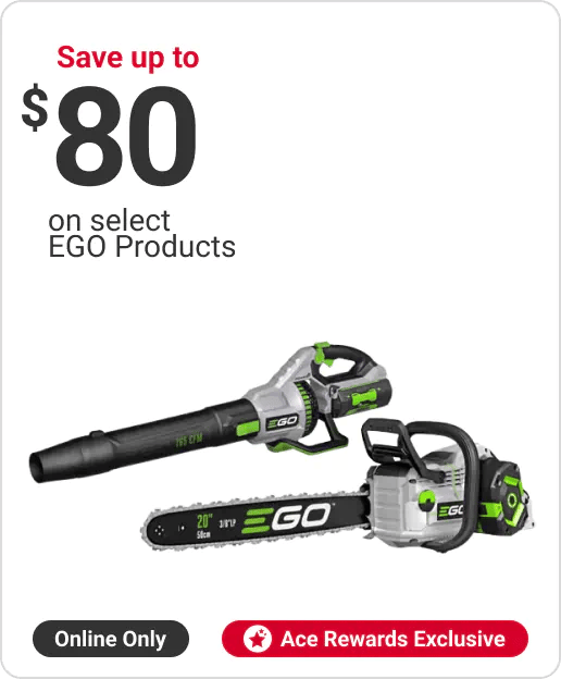 Save up to $80 on select EGO Products