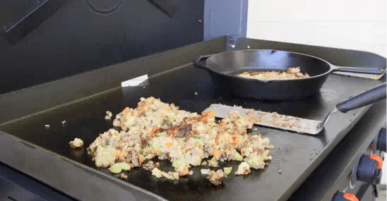 How to Make Stuffing on a Blackstone