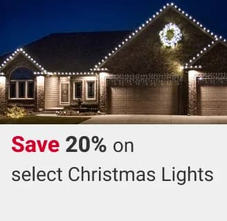 Save up to 20% on select Christmas Lights
