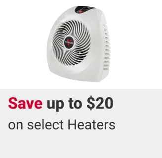 Save up to $20 on select Heaters
