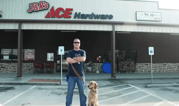 Blindness didn't stop him