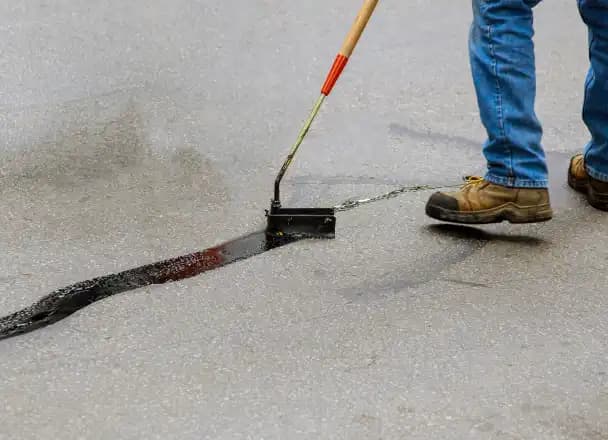 How To Fill Asphalt Gaps And Cracks