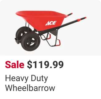 Sale $119.99 heavy duty wheelbarrow