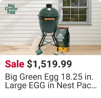 Sale $1,619.99 Big Green Egg 18.25 in. Large EGG in Nest Package Charcoal Grill