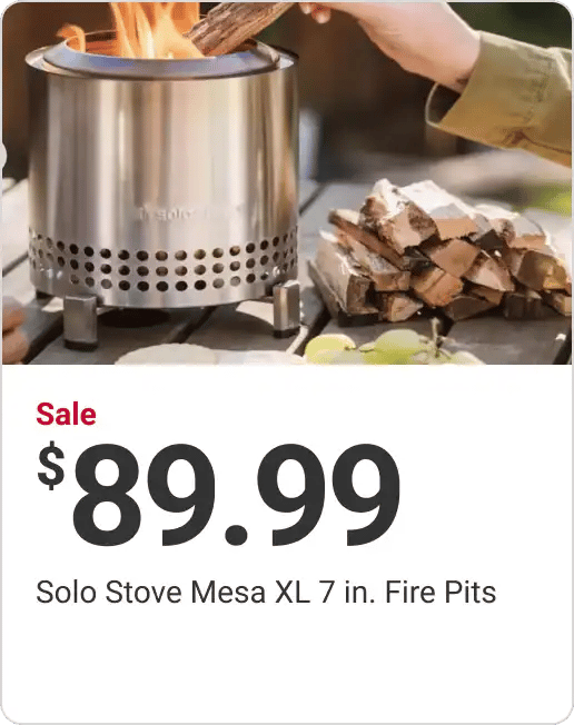 Sale $89.99 Solo Stove Mesa XL 7 in. Fire Pits