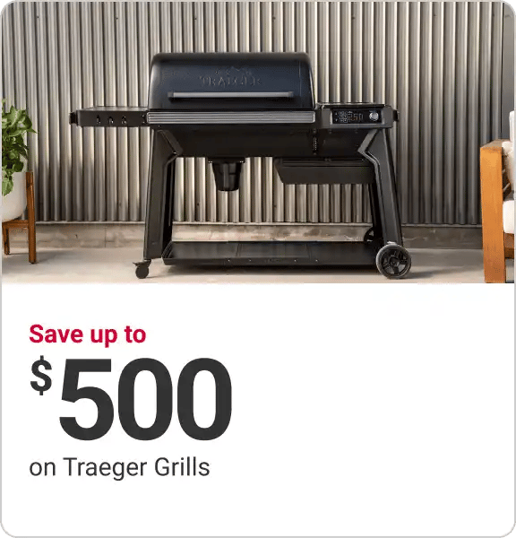 Save up to $500 on Traeger Grills