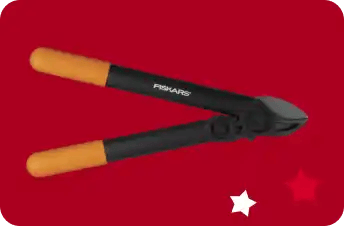 Fiskars PowerGear 15 in. Steel Anvil Lopper