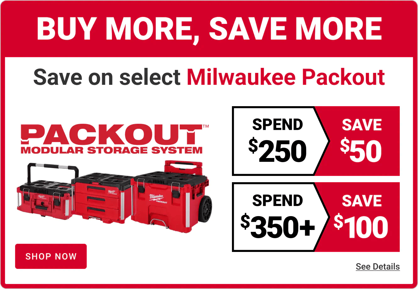 Buy More, Save More - Save on select Milwaukee Packout