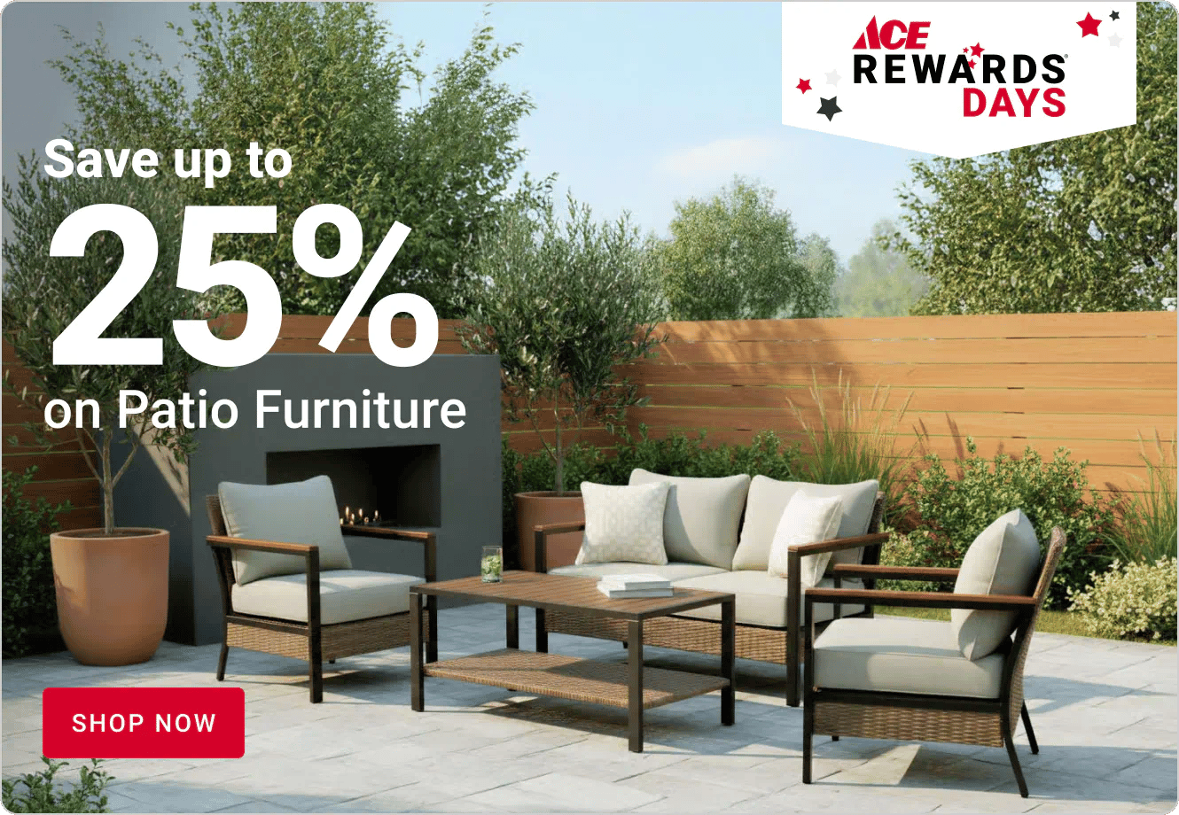 Save up to 25% on Patio Furniture
