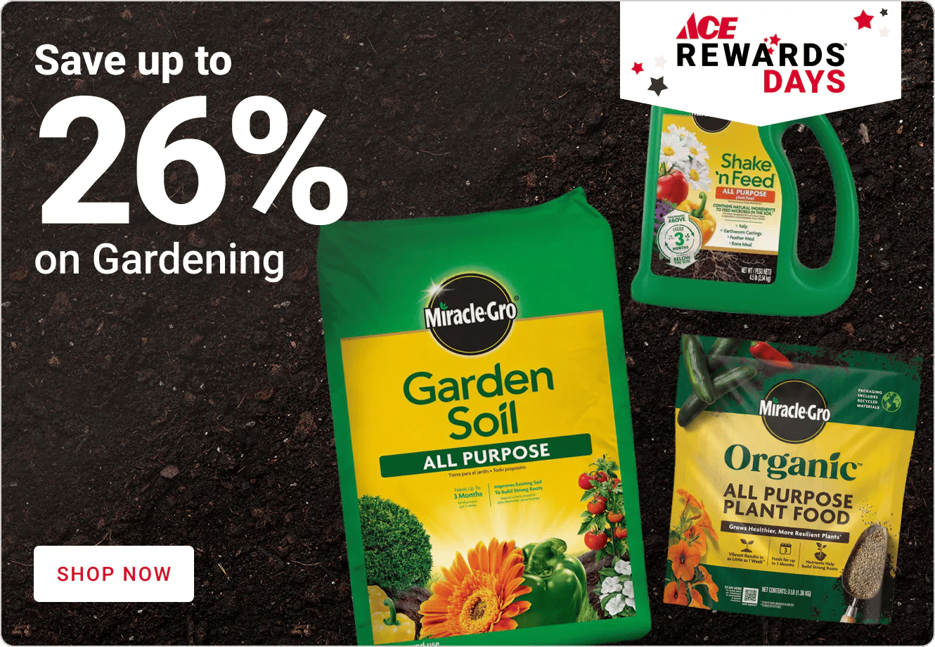 Save up to 26% on Gardening