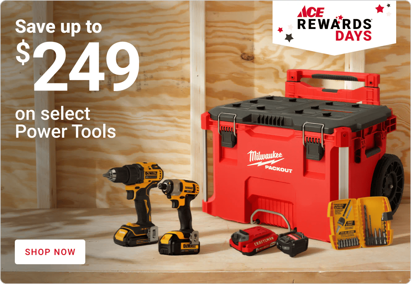 Save up to $249 on select power tools